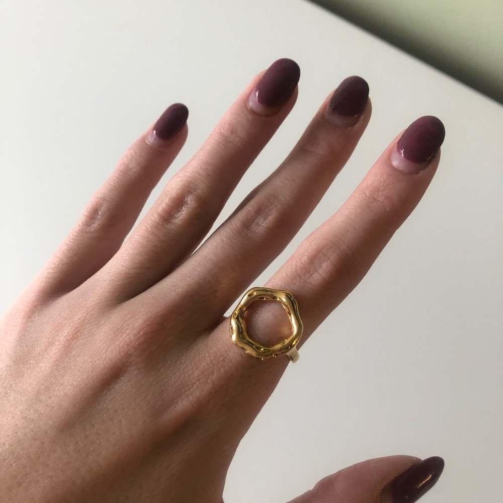 14k Gold plated ring
